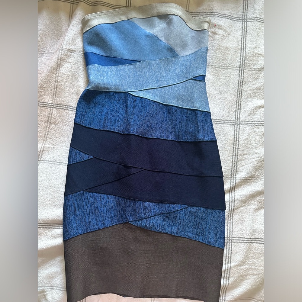 Herve Leger short bandage dress